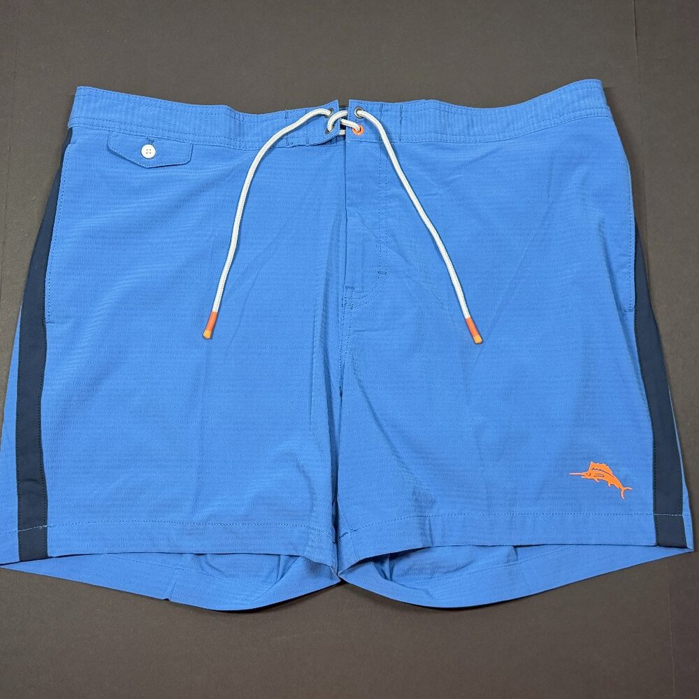 Tommy Bahama Board Short Swim Trunk - Blue - UPF 30 Protection – 2XL